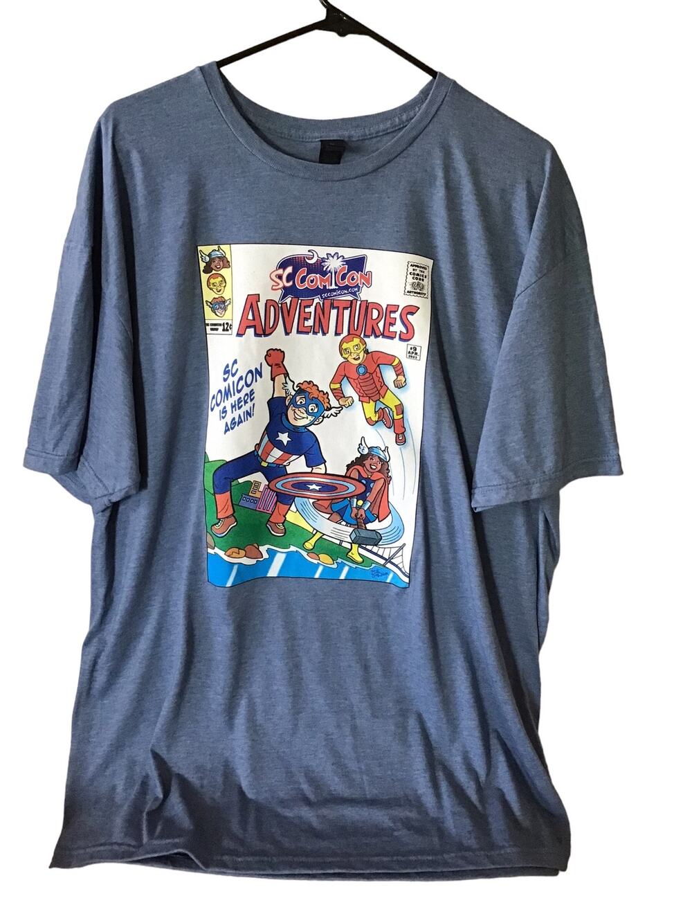 SC Comicon Size XXL Tee Blue